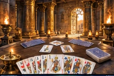 Fransk tarot &middot; Antik / Tempel